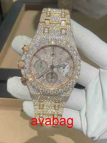 

wristwatches luxury wrist watch vvs1 men's watch diamond high end jewelry custom gia natural diamond for watch7wisldhprm6q, Slivery;brown