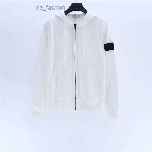 

designer mens hoodies long sleeve pullover stone loose hooded woman men jacket zipper outwear coats 2xl 99, Black