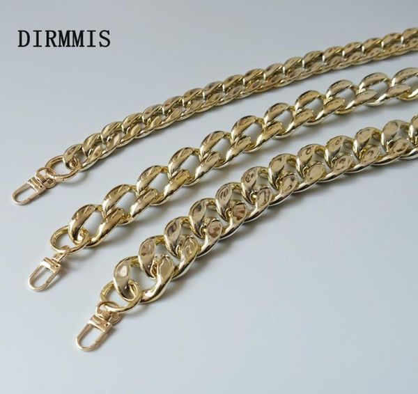 

new fashion woman handbag accessory chain detachable replacement luxury gold acrylic strap women shoulder diy solid resin chain5526716, Black