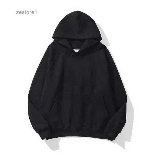 

designer ess mens womens hoodies warm pullover hooded essential fashion brand designers loose sweatshirt lovers clothing reflective fog z9o, Black