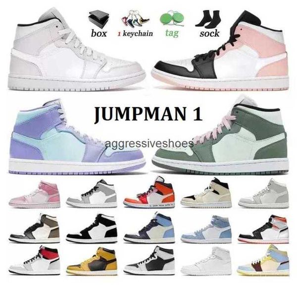 

jumpman 1 mens basketball shoes high unc university blue 1s gold mocha cactus jack obsidian banned bred toe men women trainer sports
