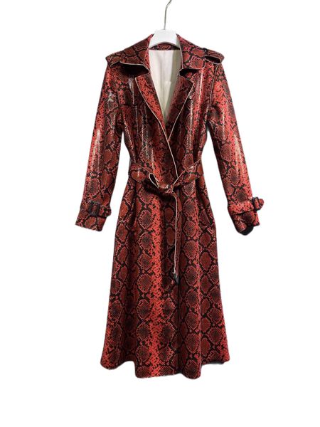 

women's outerwear & coatslong fashion style with lapel print, Black;brown