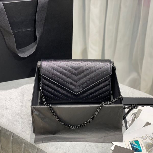 

2022 new women shoulder bag fashion luxury brand simple single messenger crossbody chain bag