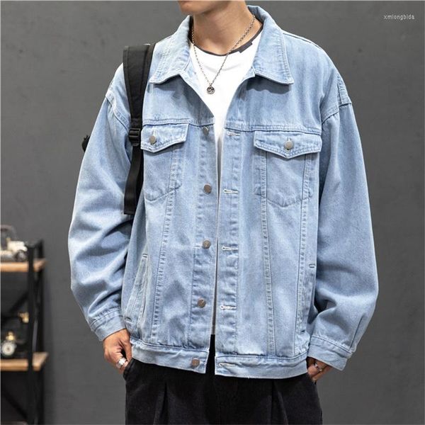 

men's jackets denim jacket men fashion hole retro motorcyle basic coat streetwear bomber cowboy men's casual coats, Black;brown