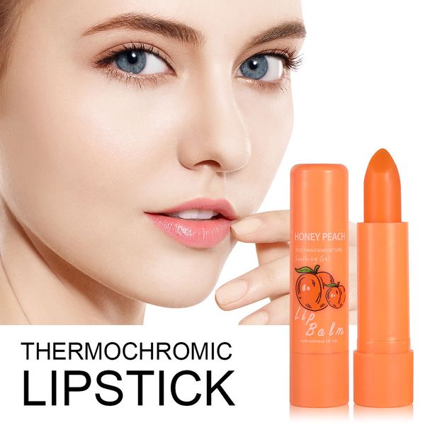 

moisturizing peach color lipstick moist small red female is not easy to form the decoloring weather-shack moist