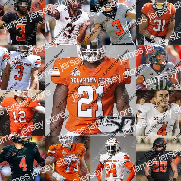 

football jerseys 2022 oklahoma state football jersey thomas harper collin oliver brendon evers kamryn farrar jason taylor ii jabbar muhammad, Black;red