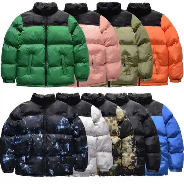 

north mens clothes winter down face jacket parkas long sleeve hooded coat parka overcoat puffer jacket outerwear causal hoody printing cy, Black