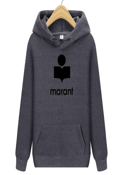 

hoodies sweatshirts spring and autumn men039s marant hoodie casual hooded sweatshirt print long sleeve pullover6474404, Black