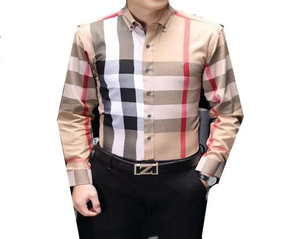 

men039s casual longsleeved shirts which are loved by europeansm3xl 00236852188, White;black