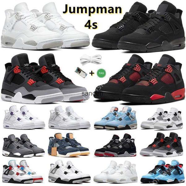 

jumpman 4 4s men retro women basketball shoes red thunder black cat sail lightning infrared white oreo unc blue metallic royalty bred men153