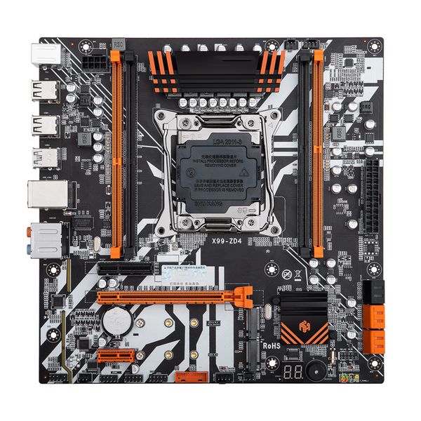 

x99 zd4 motherboard intel lga 2011-3 all series ddr4 recc m.2 pci-e nvme ngff matx server motherboard d4