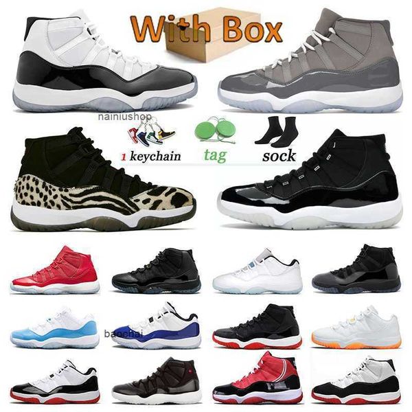 

2023 jumpman 11 trainers jubilee 25th anniversary basketball shoes mens womens concord bred low animal instinct citrus space jam sports 11s, Black