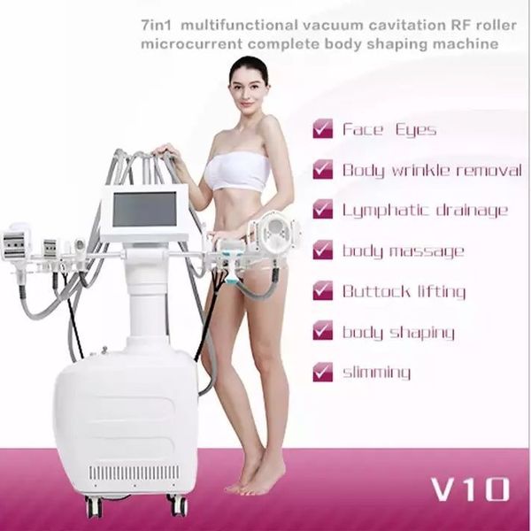 

home beauty instrument 80k cavitation rf slimming machine ultrasonic body cellulite burner anti wrinkle face lifting beauty device