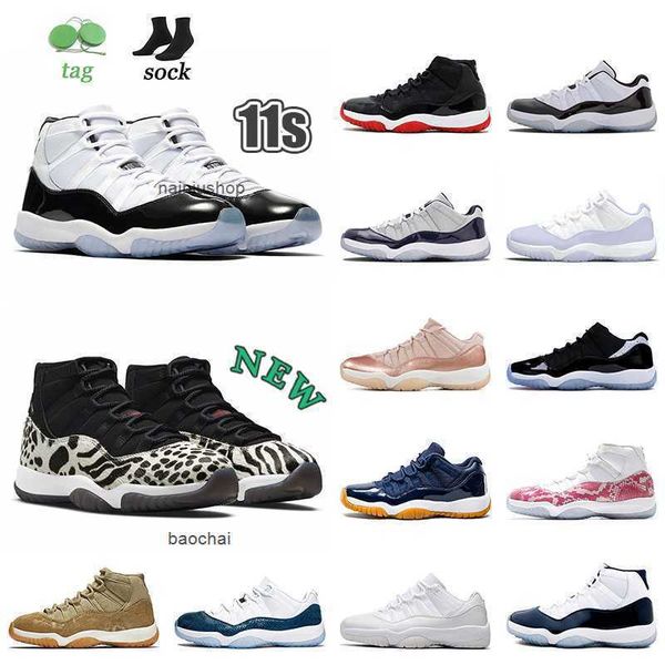 

2023 high 11s georgetown jumpman 11 mens basketball shoes suede animal instinct designer cool grey concord bred spack jack 25th aniversary j, Black