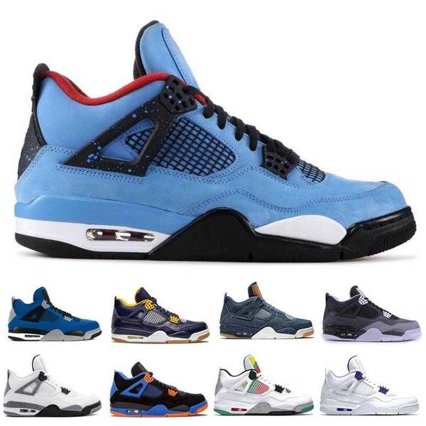 

4 4s men outdoor shoes cactus jack cement pure money raptors mens women sports shoes wholesale outdoor comfortable sneakers with box