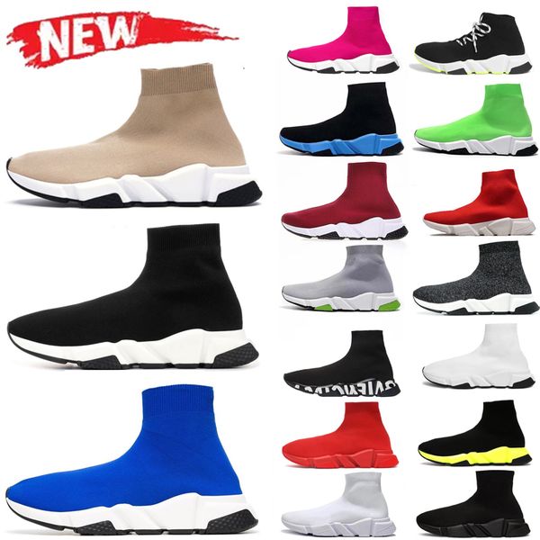 

sock shoes men women white black red pink clear sole lace-up neon yellow gai mens womens trainers outdoor platform sneakers casual walking s