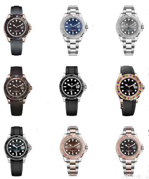 

clean factory 226659 vs yacht dive full range luxury watch 3235 fully automatic mechanical movement 904 steel 40mm men's leisure, Slivery;brown