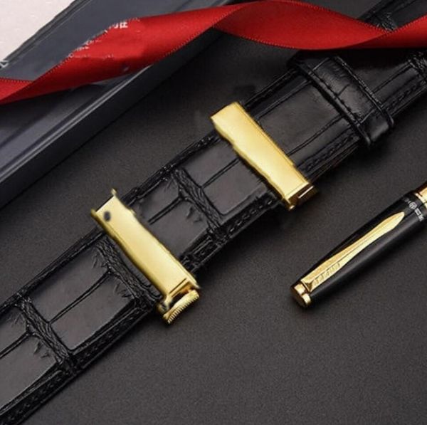 

mens leisure automatic buckle belts designers men durable commerce multi-style width 3.5cm belt fashion luxury genuine leather belt accessor, Black;brown