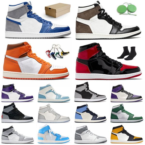 

fashion basketball shoes bred patent jumpman 1 trainers outdoor sports 1s sneakers starfish high og dark mocha shadow 2 mid university blue