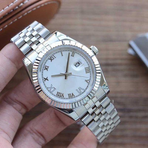 

watch automatic mechanical movement designer wristwatch 41mm waterproof sapphire business men wristband stainless steel 904l bracelet montre, Slivery;brown