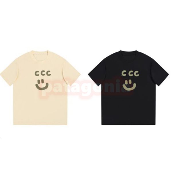 

summer fashion short sleeve t shirt mens double yarn cotton tees womens round neck clothing size xs, White;black