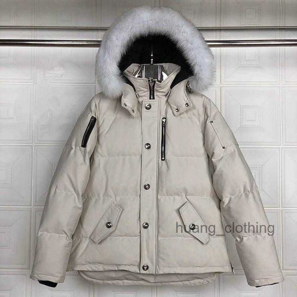 

2022down parkas men's 2022 mens jackets parka winter waterproof cloth men wolf fur jacket hooded fourrure outwear raccoon furs warm5qy4, Black