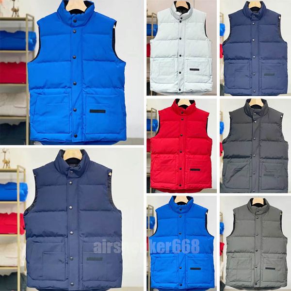 

luxury down goose vest jacket's canadian style mens designer jacket coat men and women winter men's warm hhh, Black