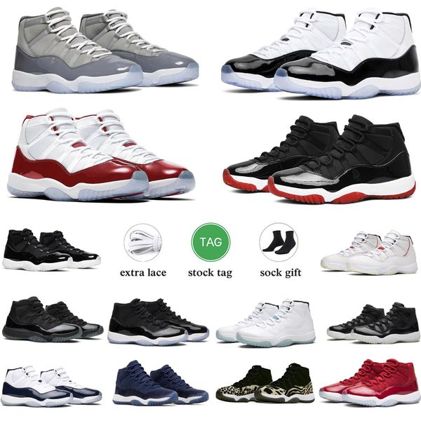 

11 retro basketball shoes men 11s cherry cool grey midnight navy jubilee 25th anniversary concord bred low 72-10 legend blue trainers sports