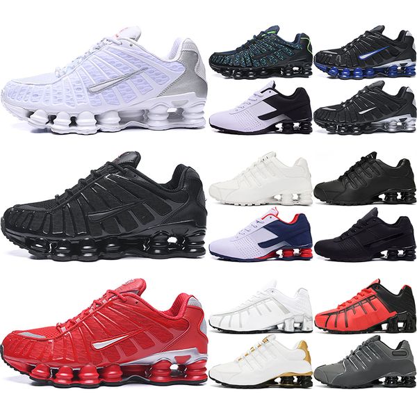 

classic shox tl running shoes des chaussures trainers triple black white volt silver speed red dark blue mens zapatillas sports sneakers