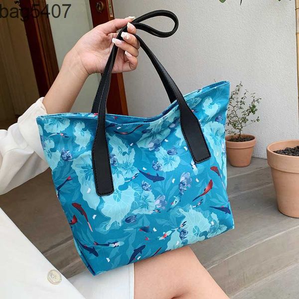 

factory 50% fashion bags wholesale and retail high capacity personalized tote bag new summer this year's popular foreign style portable