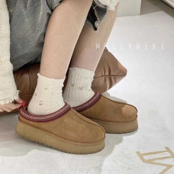 

women tazz slippers australian boots tasman fur slides classic ultra mini platform boot tasman slip-on les petites suede wool blend designer, Black