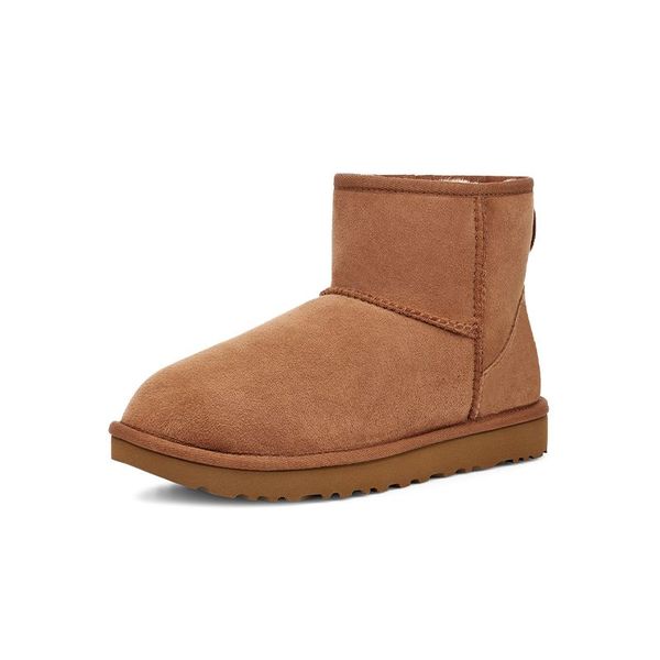 

designer australia boots platform warm winter snow boot thick bottom real leather slip-on fur ankle snow booties eu34-43, Black