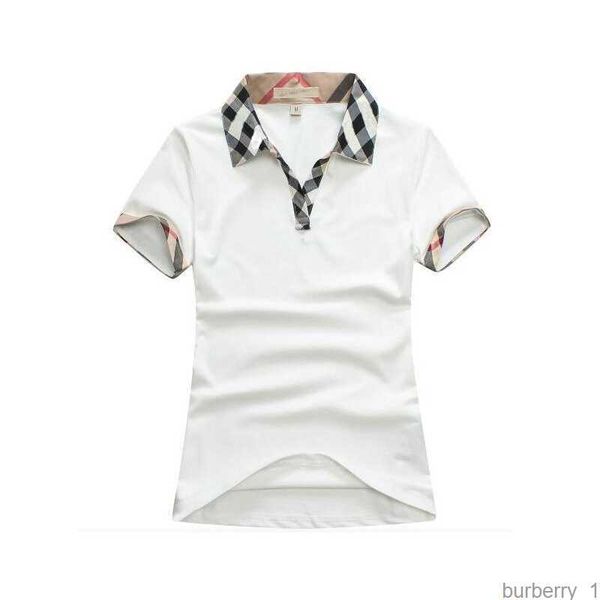 

wholesale classic fashion brand women polos sleeve t-shirt comfortable and breathable in summer street beach leisure womenskohc, White