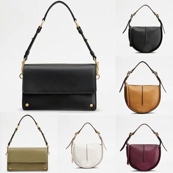 

t timeless series hobo shoulder bags 2023 fashion womens designer tods tod's leather bags half moon handbags crossbody black brown purs