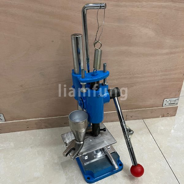 

tdp-0 blue manual candy milk tablet die press machine lab supplies