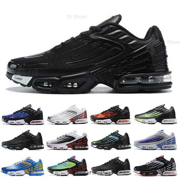 

cheao running shoes tn plus 3 men chaussures iii triple red white black iridescent hyper blue mens womens trainers sneakers sports 36-45