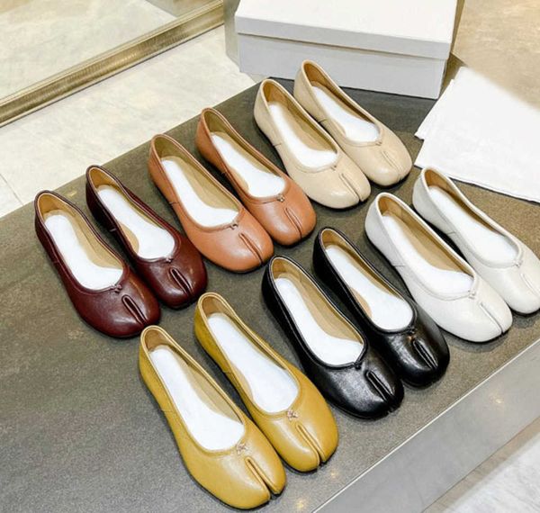 

brand casual shoes 2022 designer design spring and summer round head lazy women's split finger shoes, Black