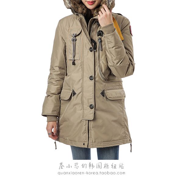 

women downs jacket winter rabbit fur hat raccoon fur collar coats, Black