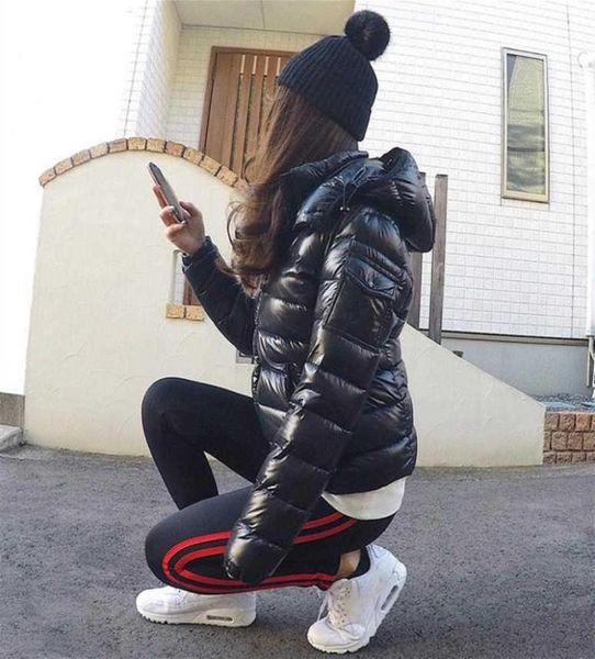 

womens down jacket winter parkas coats women casual outdoor feather man outwear thicken high grade keep warm ladies sh3025196, Black