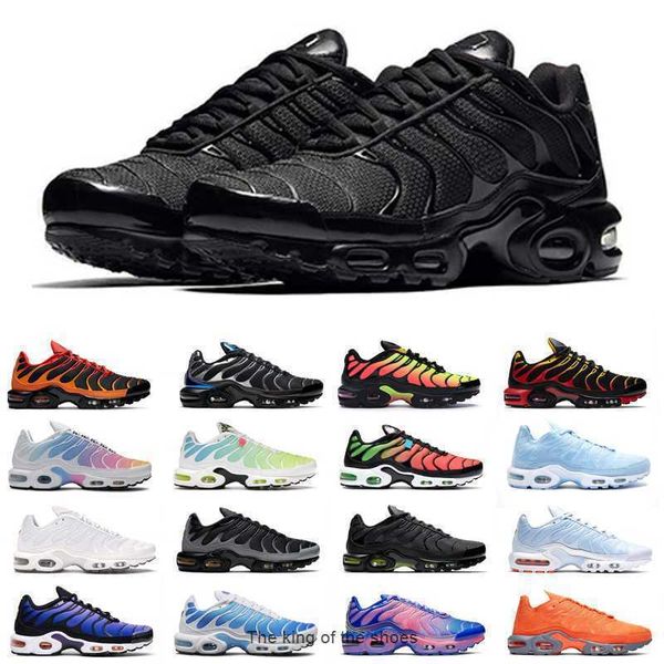 

men tn plus running shoes mens crimson red volt glow hyper pastel blue oreo women breathable sneaker trainer outdoor sport size 36-45