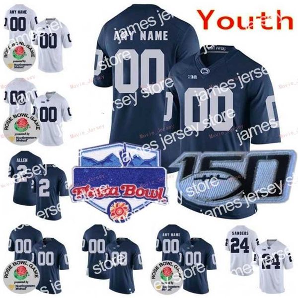 

american college football wear nik1 stitched custom 5 jahan dotson 7 jaquan brisker 8 john dunmore 87 pat freiermuth penn state nittany lion, Black