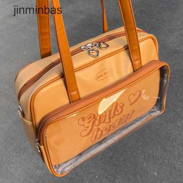 

2023 new hand bag factory 80% wholesale and retail american crossbody sports pain small college one shoulder large capacity versatile
