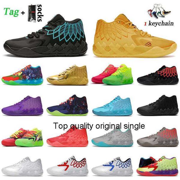 

basketballl shoes trainers sneakers fashion mens with socks lamelo ball mb.01 buzz city iridescent dreams unc galaxy i rick and morty be you