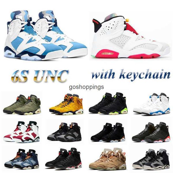 

6s sports blue men basketball shoes unc carmine 6 fire red british khaki hare mens trainers sport sneakers size 7-13