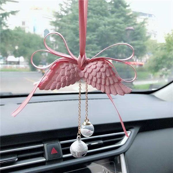 

interior decorations water sound bell wing car pendant interior pendant rearview mirror pendant auto parts decoration accessories t221215
