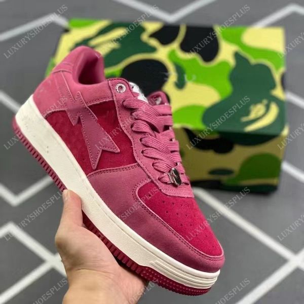 

suede shoes designer sneakers starss shoe luxury sneaker women men trainer trainers soft breathable sport solid color quality, Black