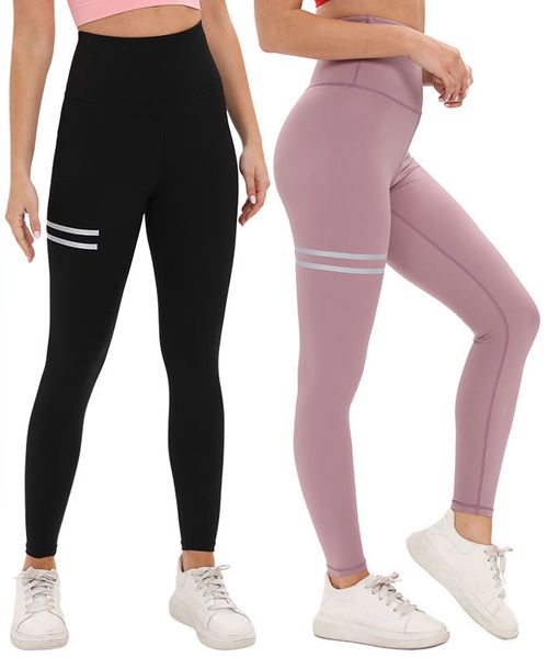 

yoga outfits women's fitness pants with high waist hip lift and sweat burst fitness europe america tight plus size, White;red