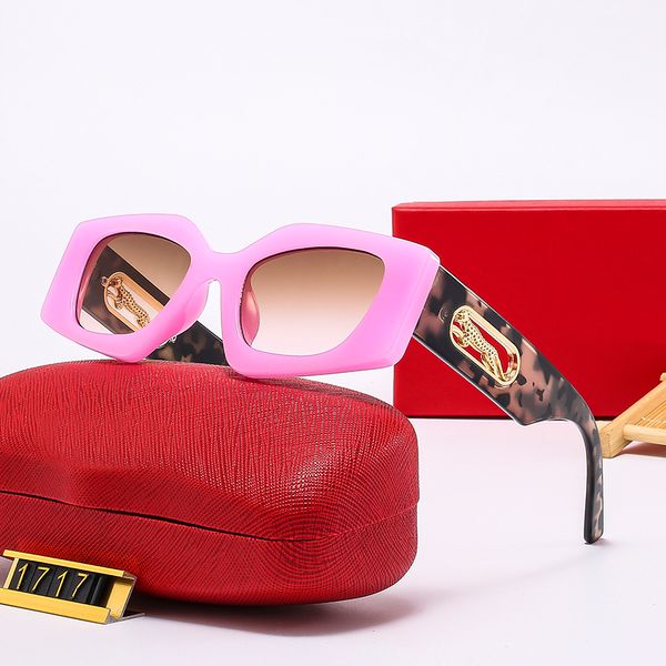 

fashion carti luxury cool sunglasses designer eyewear frames designer men and women new personality leopard head decorative glasses europe t, White;black