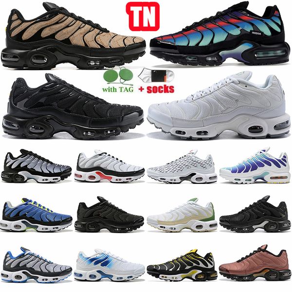 

tn plus 3 running shoes for men women terrascape triple white black anthracite riding walking classic style bred reflective mens trainers