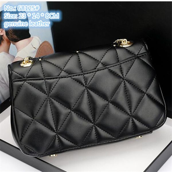 

Factory wholesale shoulder bag street personality rivet handbags sweet little fresh sewing fashion mobile phone coin purse elegant Joker black leather handbag